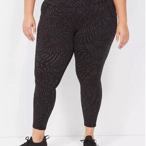 LIVI Plus Size Moisture Wicking 7/8 Leggings Black  Size 18/20 NWOT